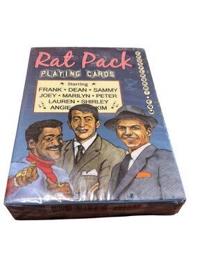 New Rat Pack Playing Cards Featuring Classic Hollywood Stars Sealed Deck